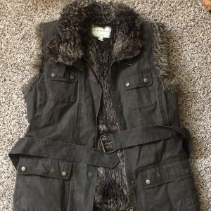 Banana Republic Fur-Lined Vest